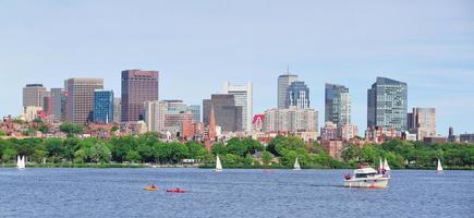 vista da cidade de boston foto