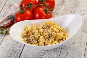 bulgur com carne foto