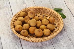 longan de frutas tropicais foto