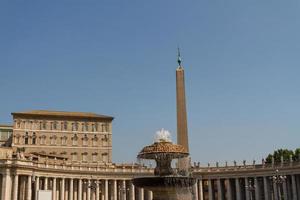 edifícios no Vaticano, a Santa Sé em Roma, Itália. parte da basílica de são pedro. foto