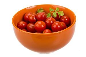 tomate cereja marinado foto
