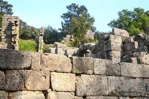 ruínas de phaselis na turquia foto