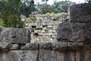 ruínas de phaselis na turquia foto