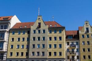 fileira de edifícios em Berlim, Alemanha foto