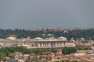 série de viagens - itália. vista acima do centro de roma, itália. foto