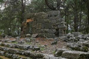 ruínas de phaselis na turquia foto