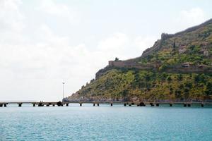 vista do castelo de alanya foto