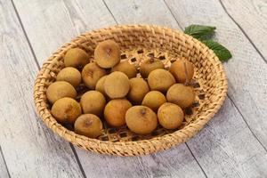 longan de frutas tropicais foto