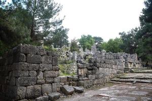 ruínas de phaselis na turquia foto