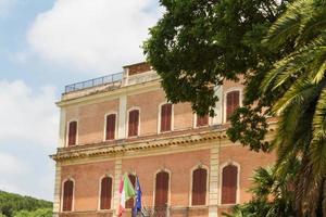 Roma, Itália. detalhes arquitetônicos típicos da cidade velha foto