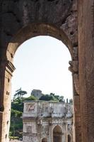 Coliseu, em Roma, Itália foto