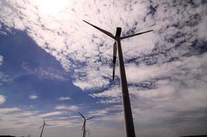 moinho de vento turbina eólica foto