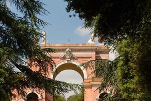 Roma, Itália. detalhes arquitetônicos típicos da cidade velha foto