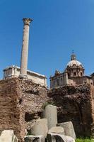 ruínas romanas em roma, fórum foto