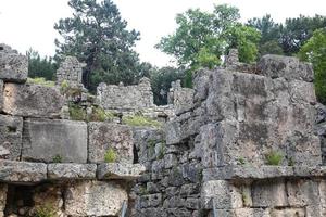 ruínas de phaselis na turquia foto