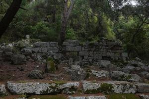 ruínas de phaselis na turquia foto