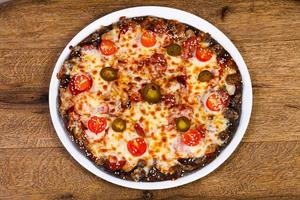 pizza calabresa com pimenta foto