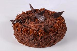delicioso bolo de chocolate foto
