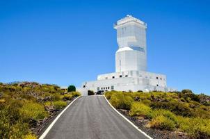 telescópios do observatório astronômico teide foto