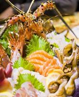 frutos do mar, comida japonesa foto