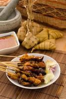 alimentos tradicionais malaios satay