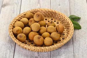 longan de frutas tropicais foto