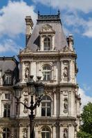 edifício histórico em paris frança foto