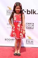 los angeles 19 de setembro - xiaow an jin no catalina film fest em long beach background short red carpet, no scottish rite event center em 19 de setembro de 2021 em long beach, ca foto