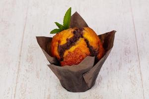 doce saboroso muffin foto