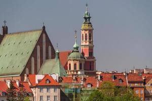 Varsóvia, Polónia. cidade velha - famoso castelo real. patrimônio mundial da unesco. foto