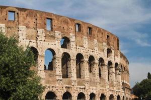 o Coliseu, em Roma, Itália foto