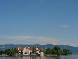 bregenz e lindau no lago de constância foto