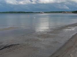 a cidade de eckernfoerde no mar báltico foto