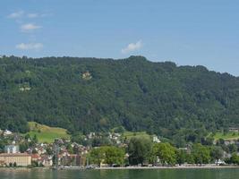 bregenz e lindau no lago de constância foto