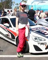 los angeles, 9 de abril - jenna elfman no toyota proceleb race press day 2013 no circuito toyoto grand prix em 9 de abril de 2013 em long beach, ca foto