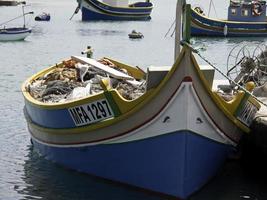 porto de marsaxlokk na ilha de malta foto