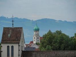 lindau e bregenz no lago de constância foto