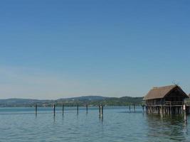 meersburg no lago de constância na alemanha foto