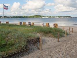 a cidade de eckernfoerde no mar báltico foto