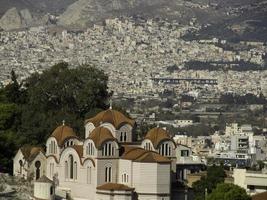 a cidade de atenas na grécia foto