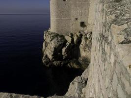 a cidade de dubrovnik na croácia foto