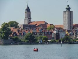 lindau e bregenz no lago de constância foto