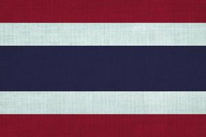 algodão bandeira nacional da tailândia foto