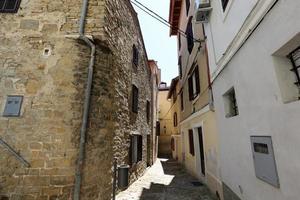 Piran é uma cidade turística na costa do Adriático na Eslovênia. foto