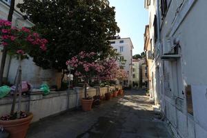 Piran é uma cidade turística na costa do Adriático na Eslovênia. foto