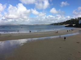 uma vista de st ives em cornwall foto