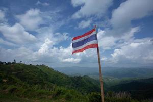 miradouro de khao sawan, distrito de suan phueng, província de ratchaburi fronteira tai-birmânia foto