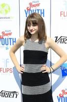 los angeles, 27 de julho - joey king no poder da juventude da variedade no estúdio universal backlot em 27 de julho de 2013 em los angeles, ca foto