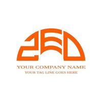 design criativo do logotipo da carta zed com gráfico vetorial foto