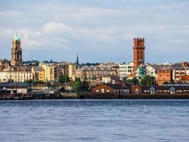 vista hdr de birkenhead em liverpool foto